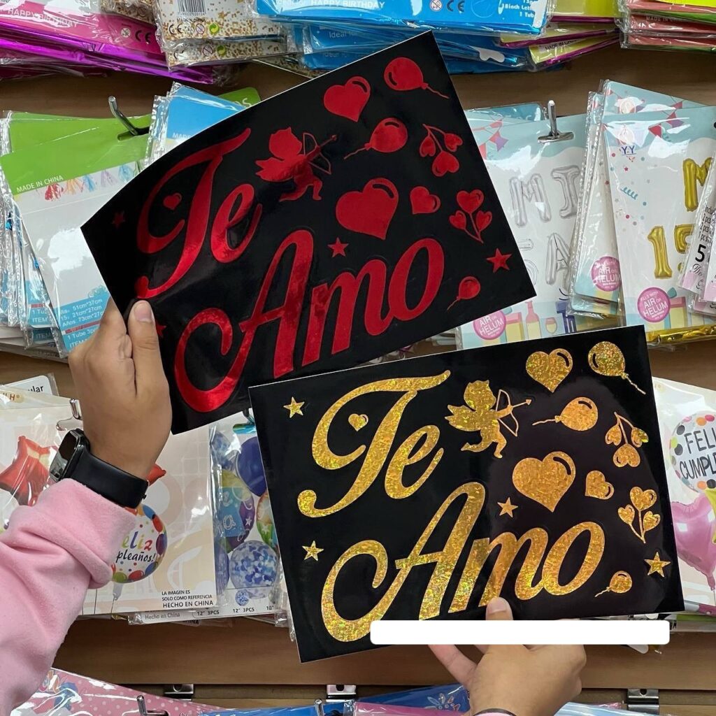 Stickers Te Amo / Te Quiero x12 unidades – Peluchesalmayor.com.ve