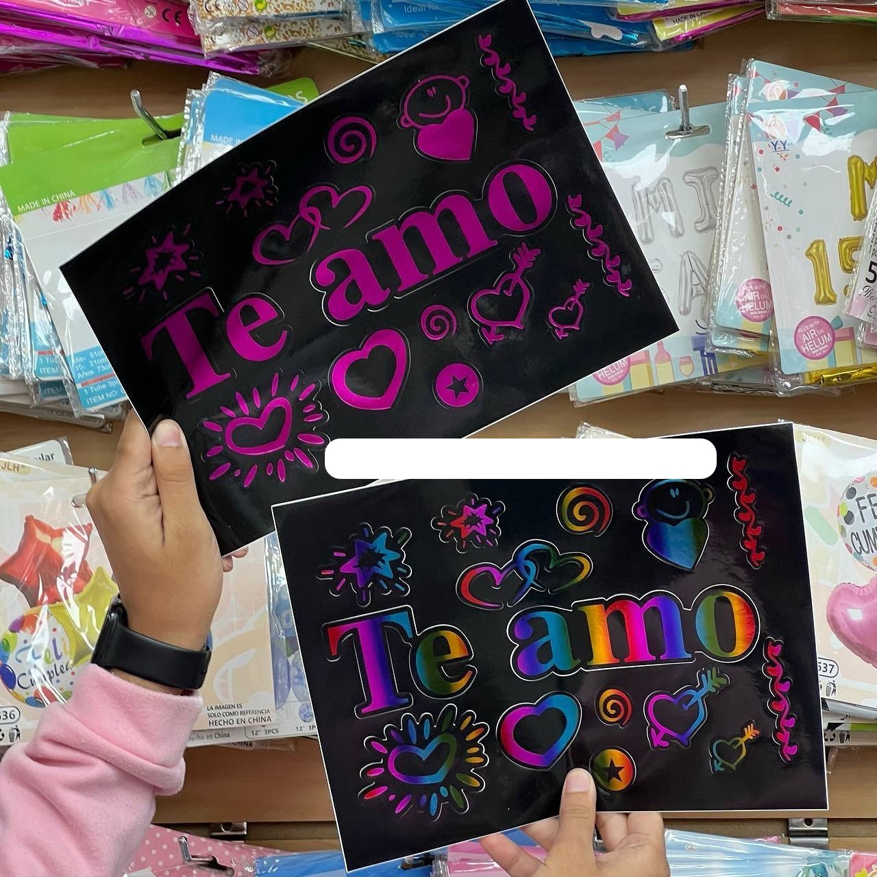 Stickers Te Amo / Te Quiero x12 unidades - Image 16