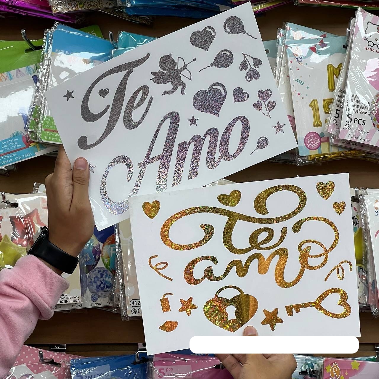 Stickers Te Amo / Te Quiero x12 unidades - Image 14