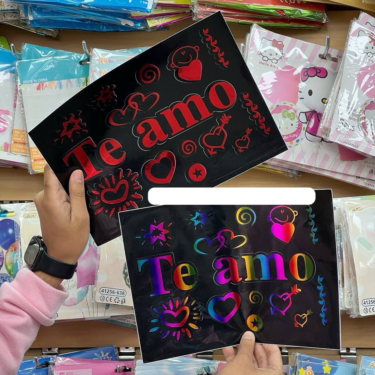 Stickers Te Amo / Te Quiero x12 unidades - Image 13