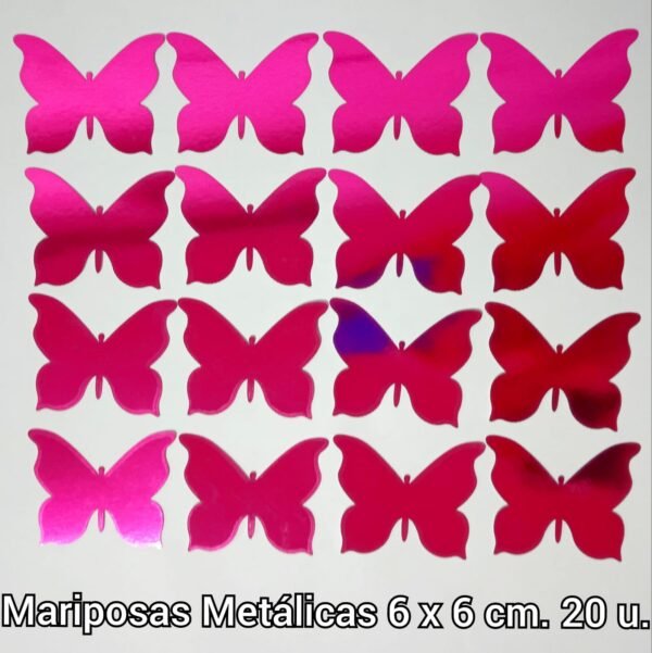 Mariposas Metálicas Varios Tamaños