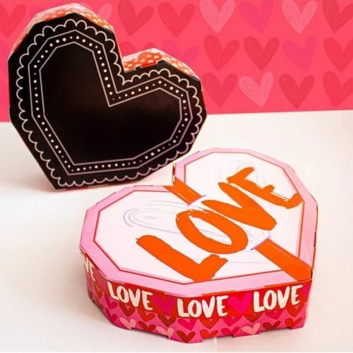 Cajas Dulcera en forma de corazón x4 unid - Image 4