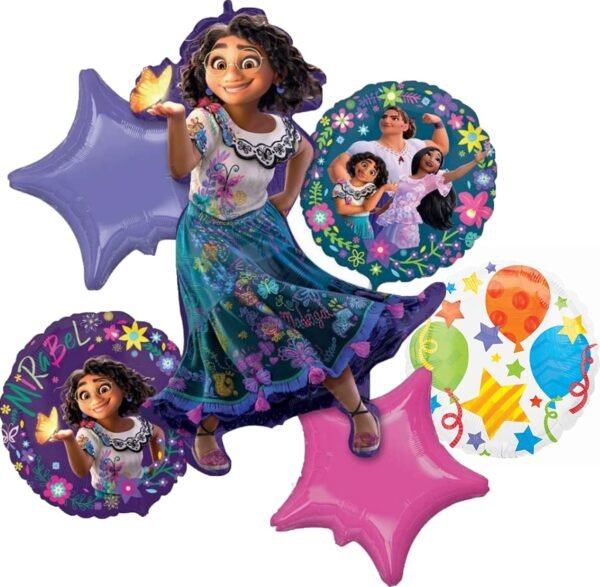 Globos Personajes Animados Set de 5piezas