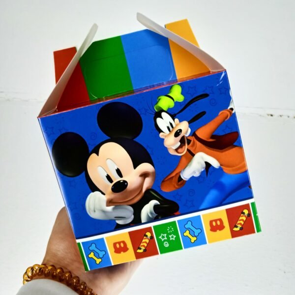 Cajas de Cotillón Med. Mickey2 x6 unid