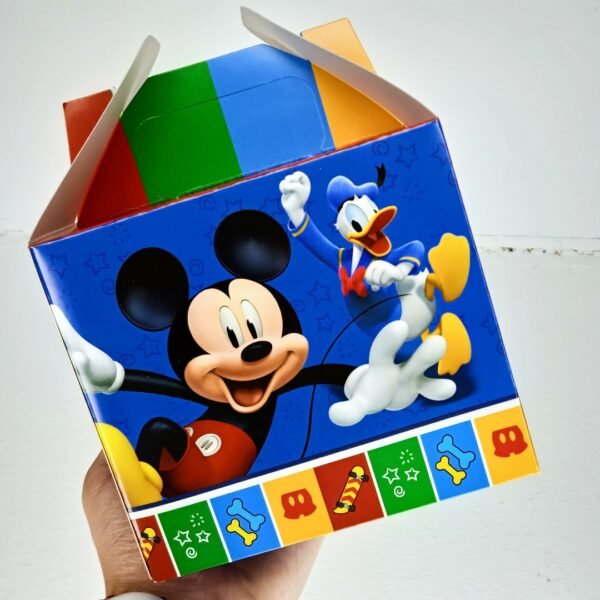 Cajas de Cotillón Med. Mickey2 x6 unid