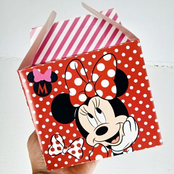 Cajas de Cotillón Med. Minnie2 x6 unid