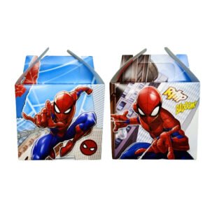 Cajas de Cotillón Med. Spiderman x6 unid