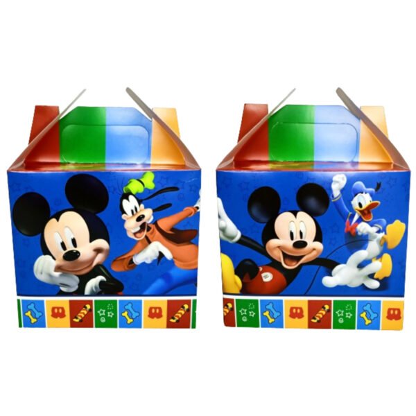 Cajas de Cotillón Med. Mickey2 x6 unid