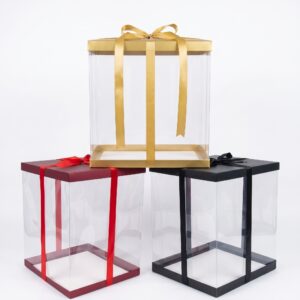 Cajas de Acetato 28x28x36cm Paq x6 unid.