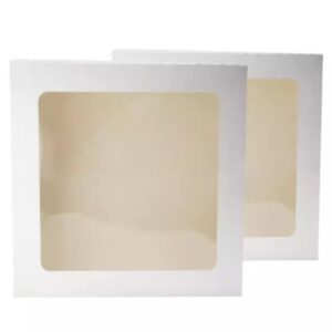 Cajas c/acetato 16x16cm Visor x12unid