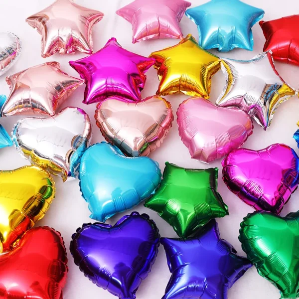 Globos Foil 10' Estrella Unicolor x12 unid. - Image 2