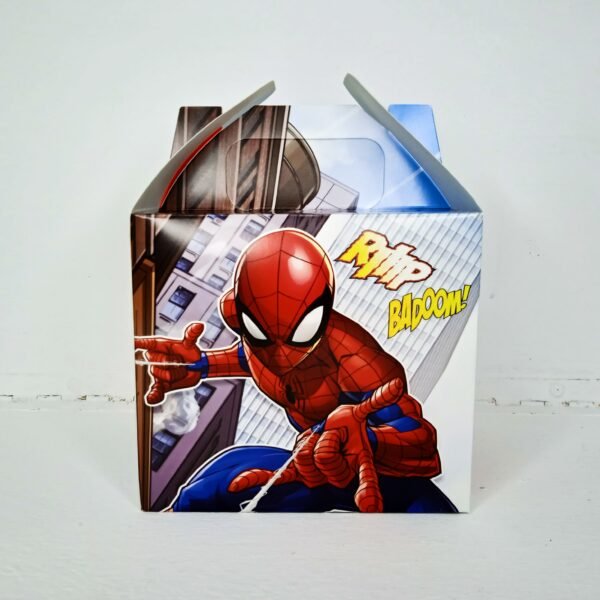 Cajas de Cotillón Med. Spiderman x6 unid