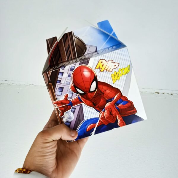 Cajas de Cotillón Med. Spiderman x6 unid