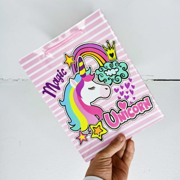 Bolsas de Regalo Med. Unicornio x12 unid.