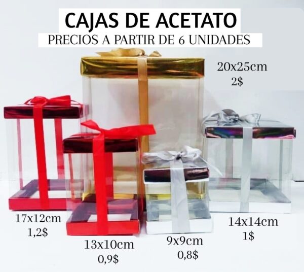 Cajas de Acetato 17x12cm Paq x6 unid. - Image 12