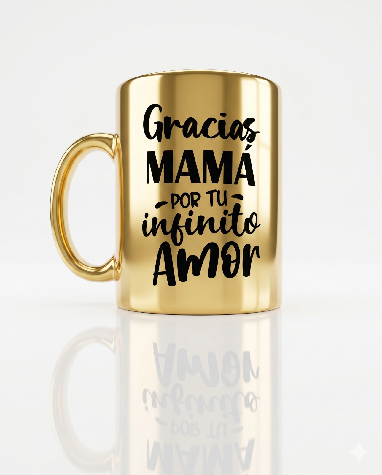 Tazas Espejo Dorados para Mamá x4 unid - Image 10