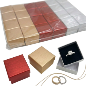 Estuches de Anillo 5×5 Unicolor. x12unid