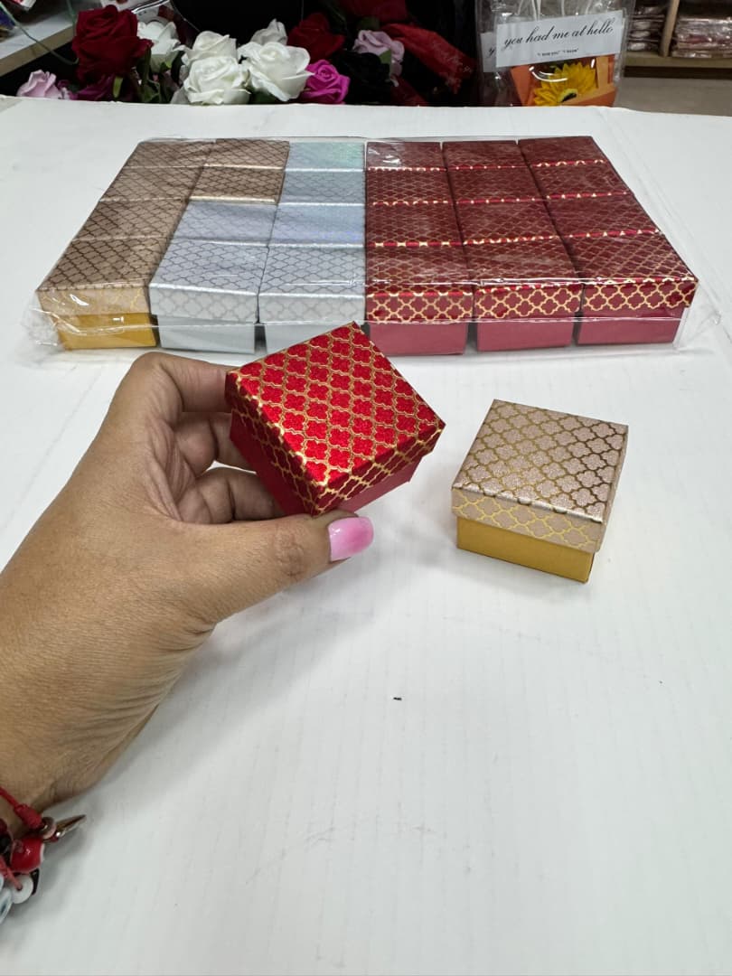 Estuches de Anillo 5×5 Unicolor. x12unid - Image 4