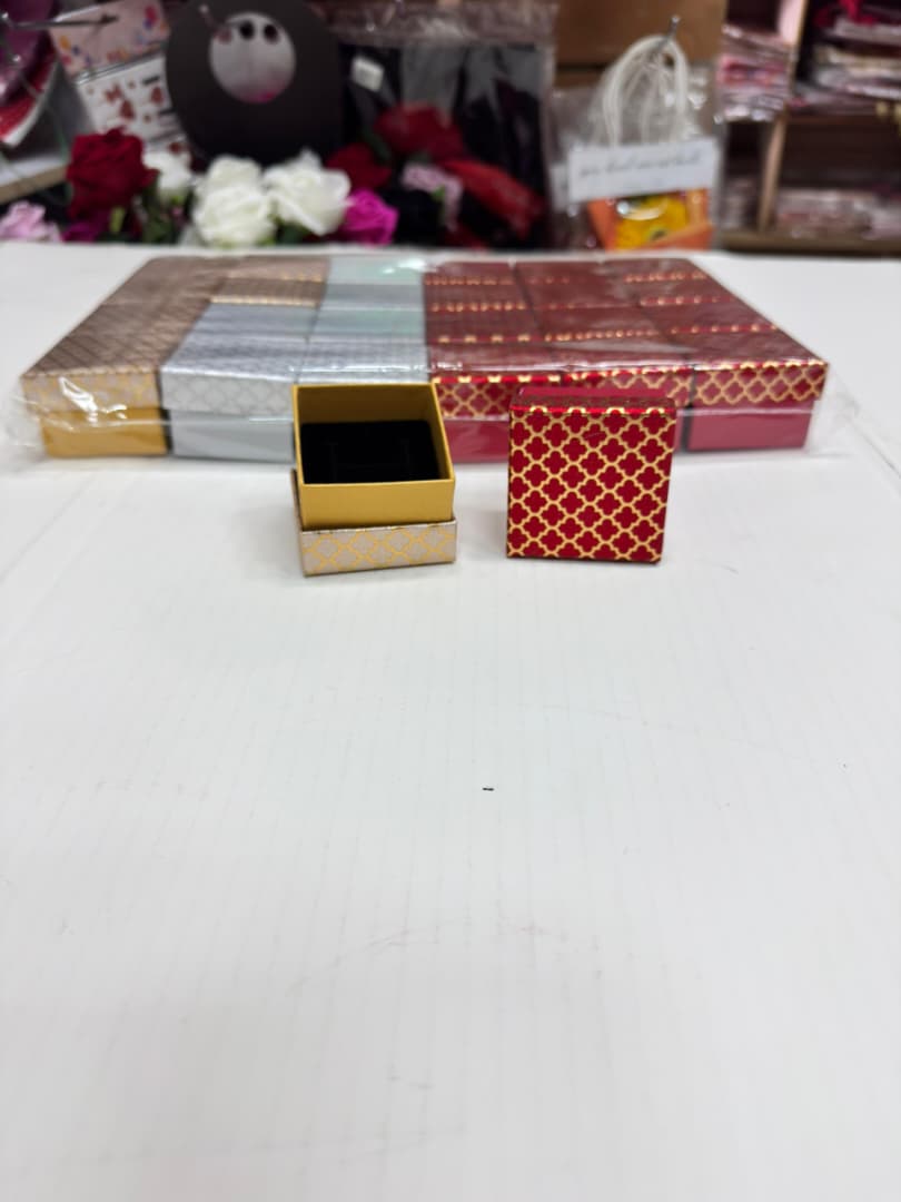 Estuches de Anillo 5×5 Unicolor. x12unid - Image 5