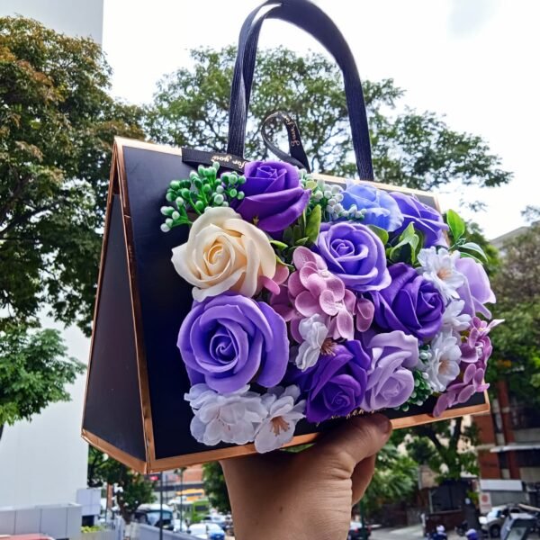 Cartera de Rosas Petalos de Jabón