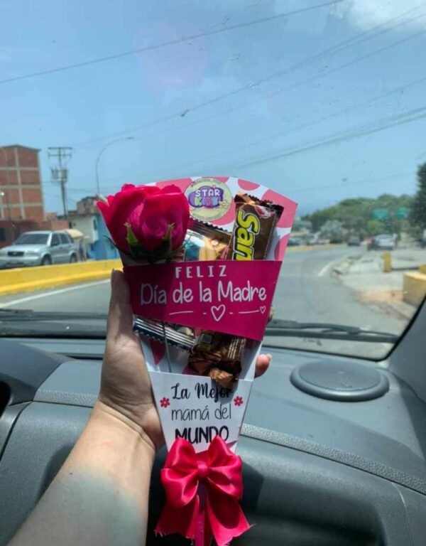 Porta Rosas para Mamá x10 unid.