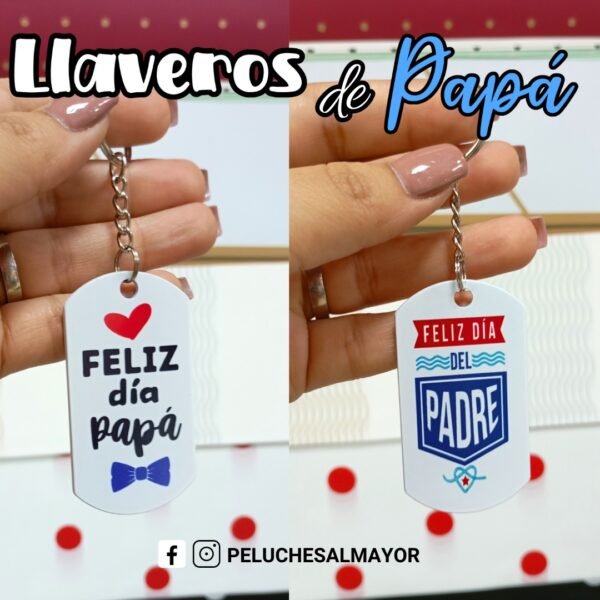 Llaveros Metalicos Papá