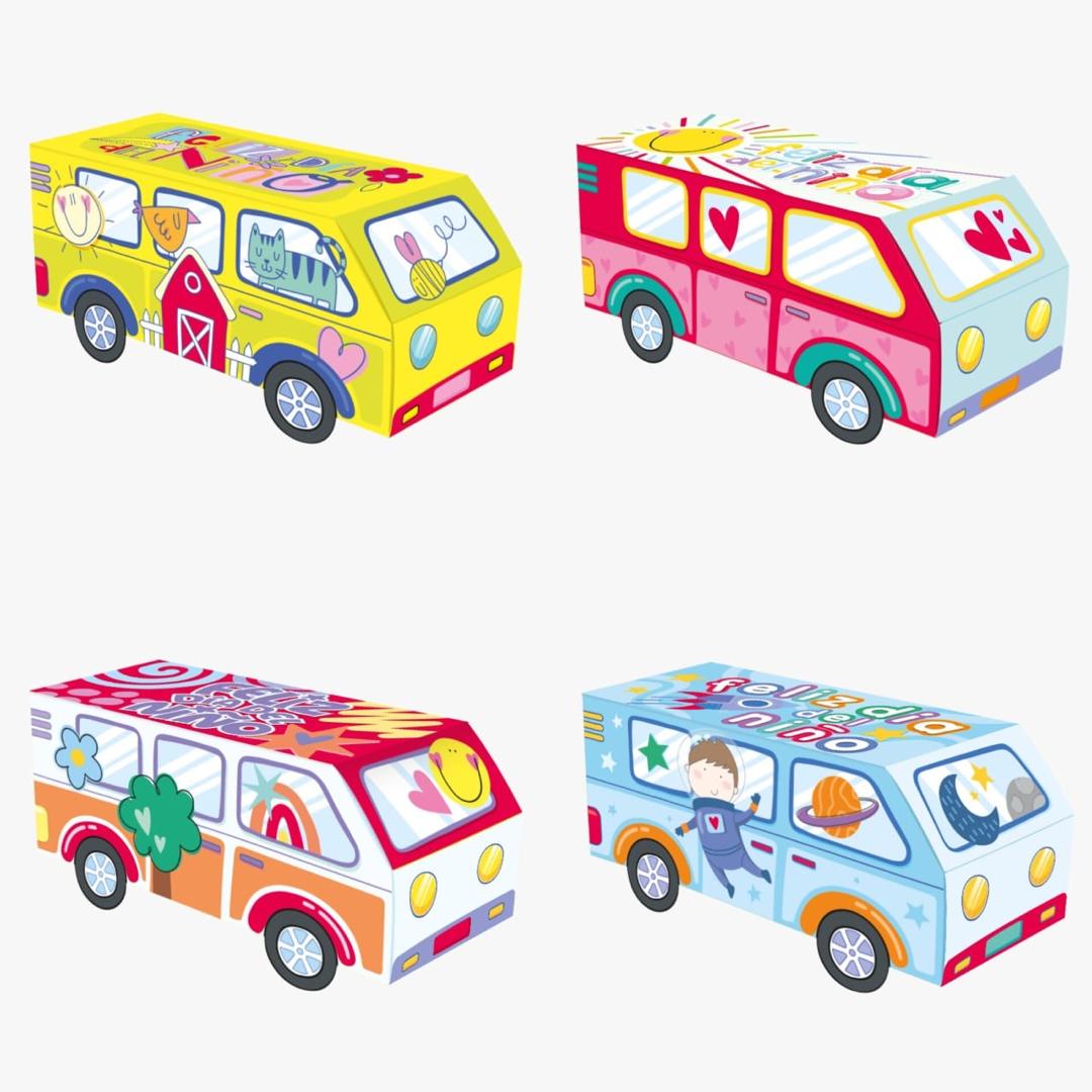 Caja de Autobús Dulcera F/D Niño x8 unid