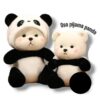 Peluches Pijama Panda 42cm #1223-01