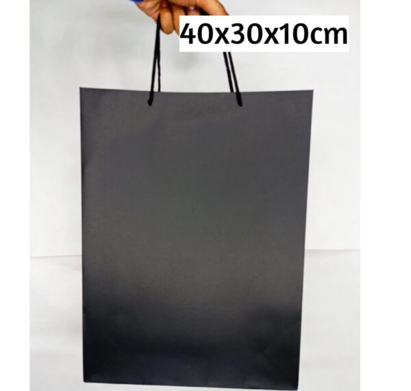 Bolsa Kraft Negra 40x30 XG x12 unid.