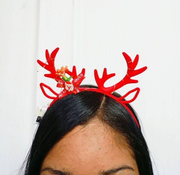 Cintillos de Navidad Reno c/luces - Image 2