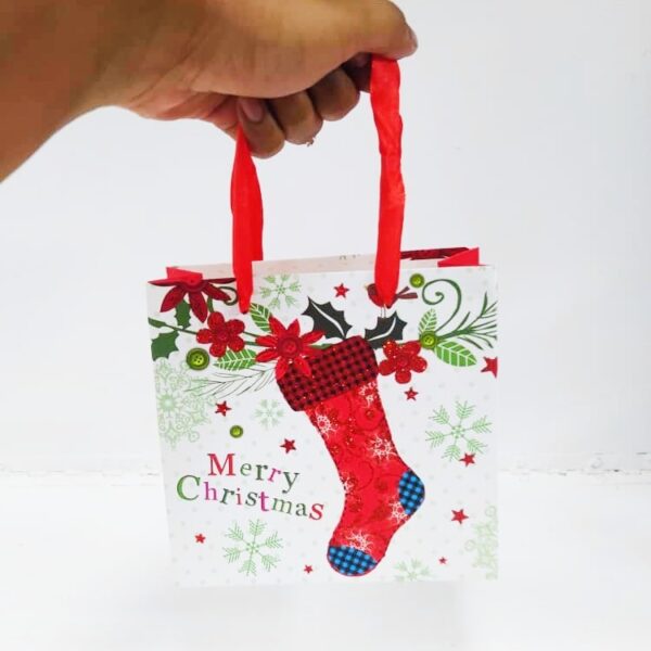 Bolsas Navidad Delux 15x12 Blanco x12 unid - Image 6