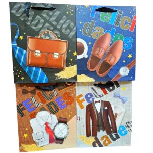 Bolsas Relieve 23x18 Varon Felicid. x12 unid