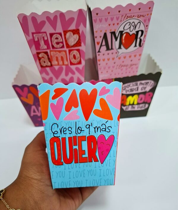 Cajas Cotuferas Peq. Amor x12 unid. - Image 10