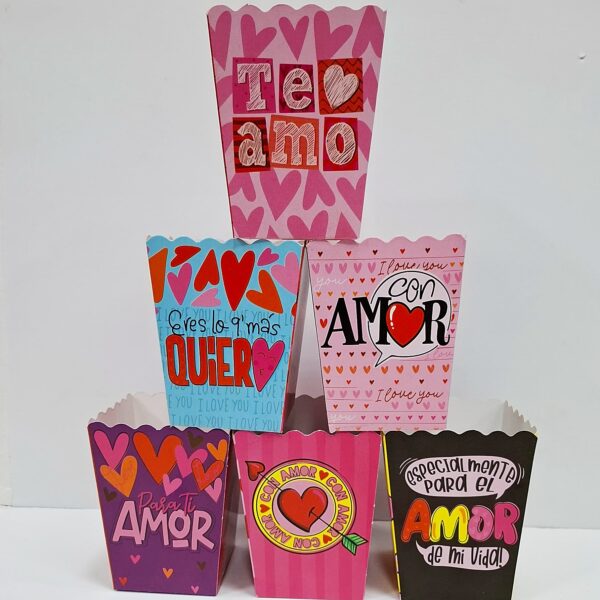 Cajas Cotuferas Peq. Amor x12 unid. - Image 2