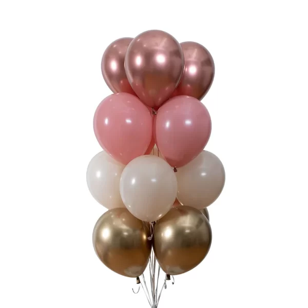 Globos Sempertex R5 Reflex Rosa Gold x50 unid. - Image 3