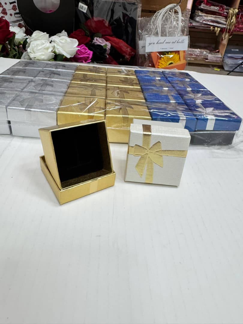 Estuche Anillo 5×5 Lazos x12unid - Image 3