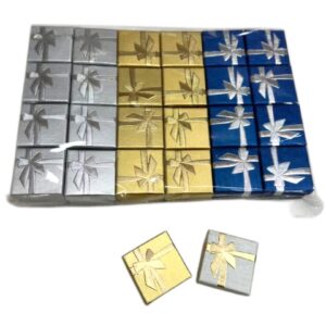 Estuche Anillo 5×5 Lazos x12unid