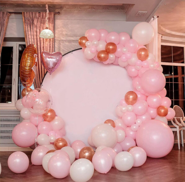 Globos Latex Sonrisa R11 Rosa Mate x50 unid - Image 12