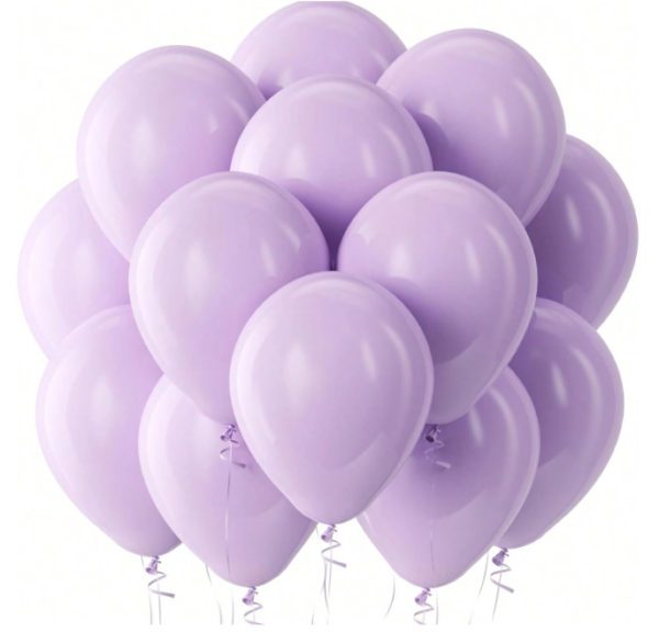 Globos Latex Sonrisa R11 Lila Mate x50 unid