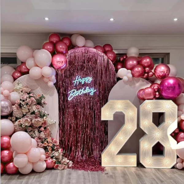 Globos Latex Sonrisa R11 Rosa Mate x50 unid - Image 11