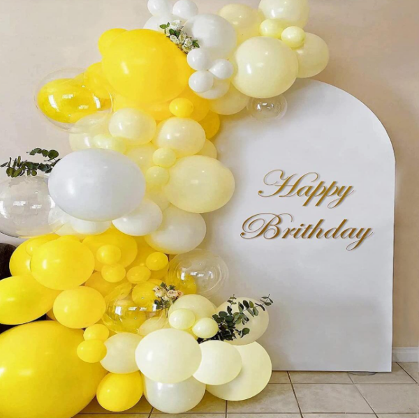 Globos Latex Sonrisa R11 Amarillo Mate x50 unid - Image 9