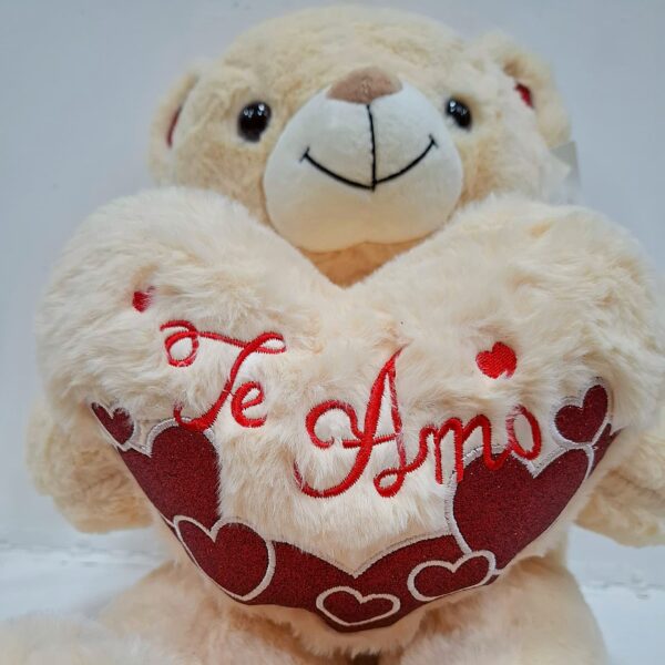 Peluche Oso Coraz. Te Amo 55cm #11-24 - Image 3