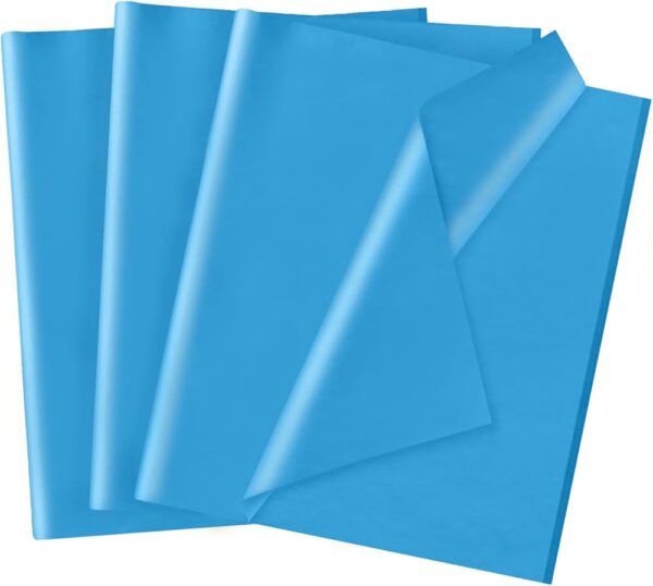 Papel de seda Perlado Azul x10 pliegos