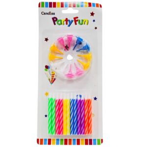 Velas 20 pzas Mini Colores #7253 x6 Paq.
