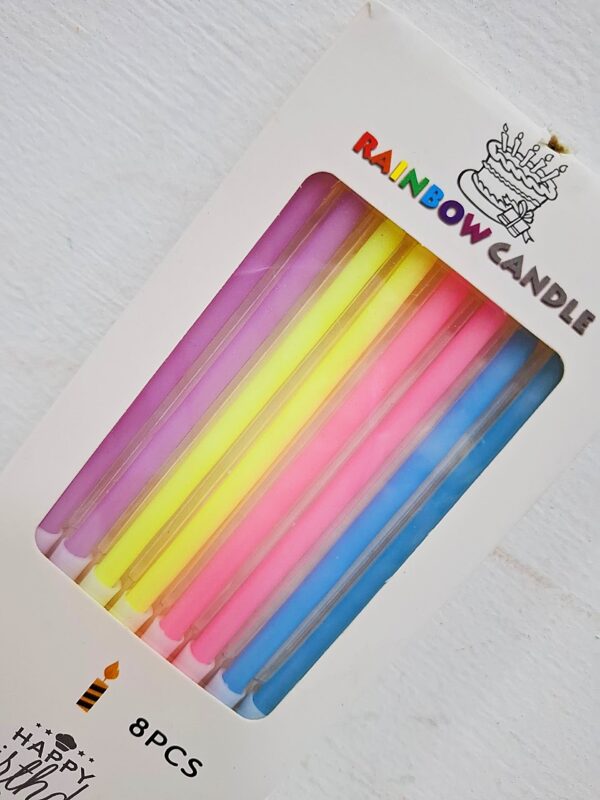 Velas 12pzas Palitos Neon x6 Paq. - Image 3