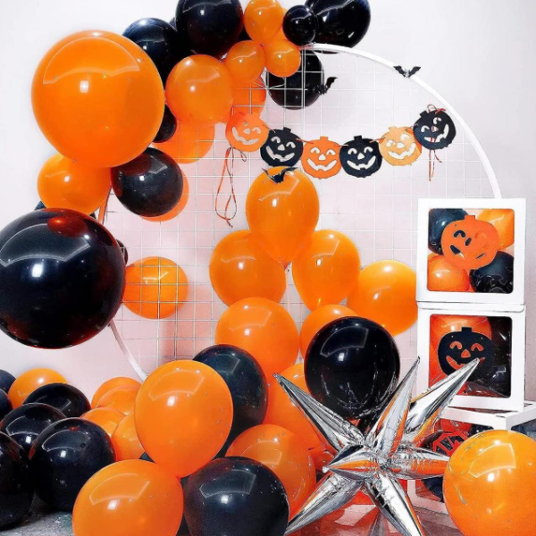 Globos Latex Sonrisa R11 Naranja Mate x50 unid - Image 9