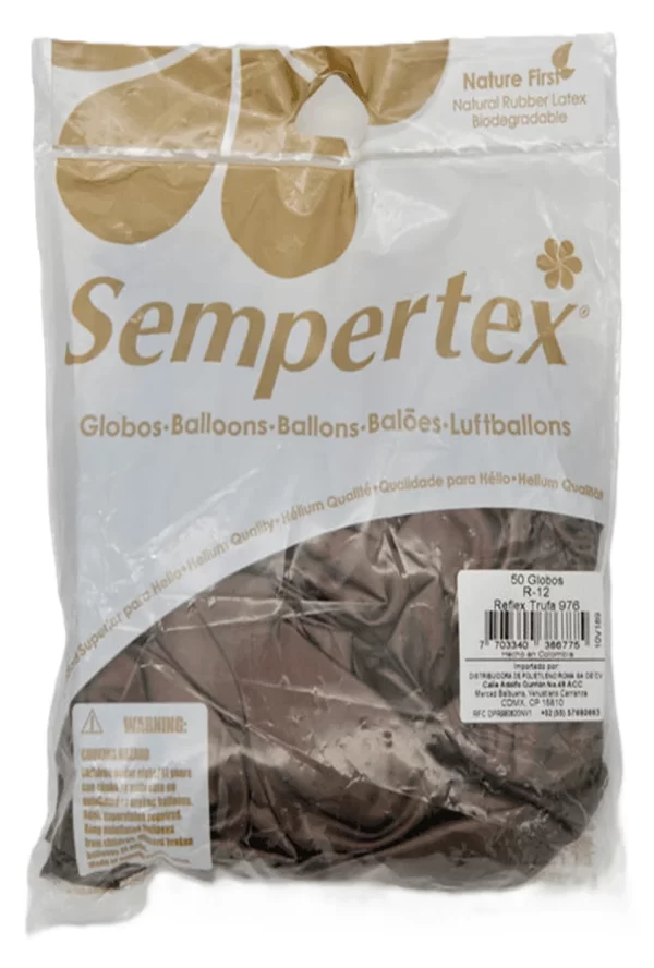 Globos Sempertex R5 Reflex Trufa x50 unid. - Image 3