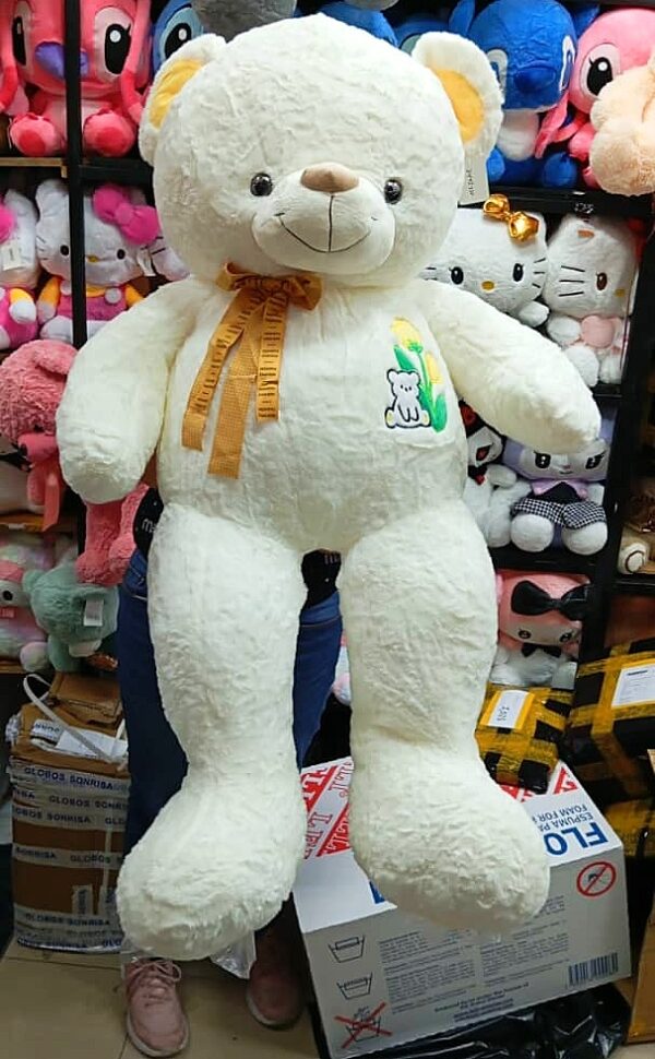 Peluche Oso Blanco Tulipan 130cm #2442-120 - Image 2