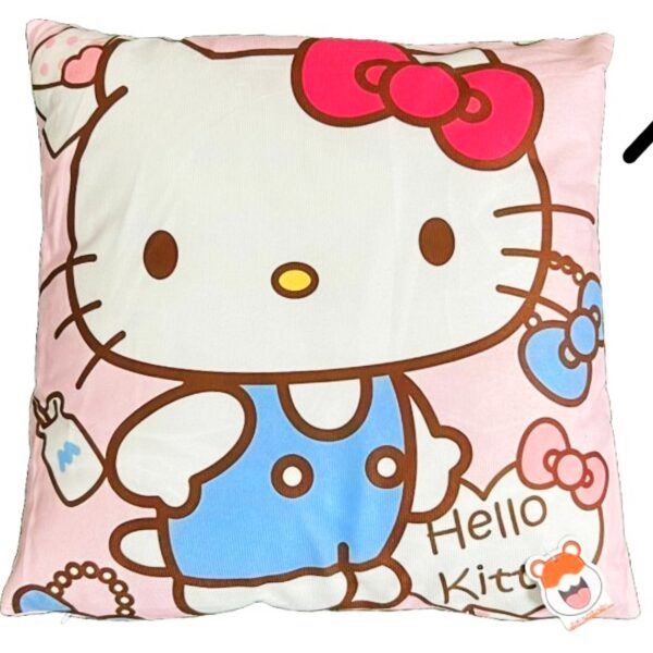 Cojin 44x42 cm Hello Kitty Fondo Rosa