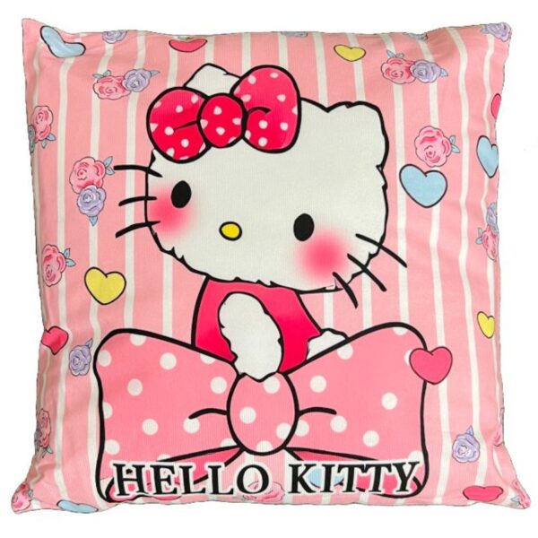 Cojin 44x42 cm Hello Kitty Corazoncitos